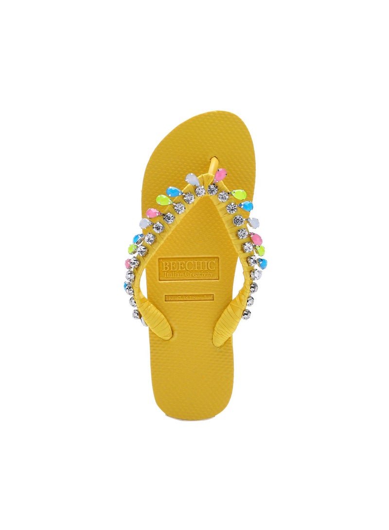 Calafuria Flip Flop Yellow