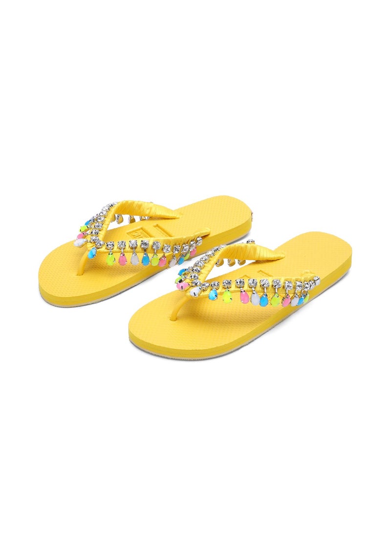 Calafuria Flip Flop Yellow