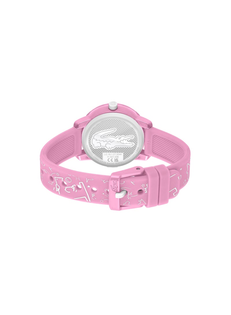 Round Analog Kids's Pink Case Watch - 2030058