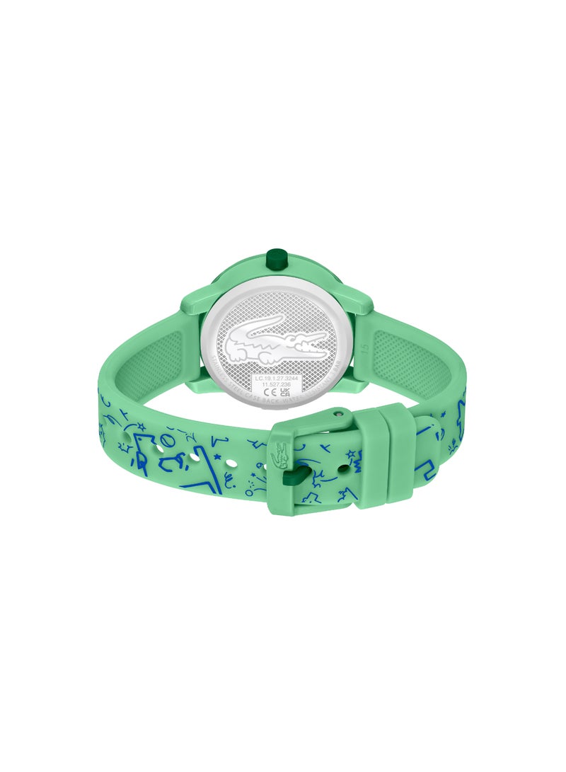 Round Analog Kids's Green Case Watch - 2030057