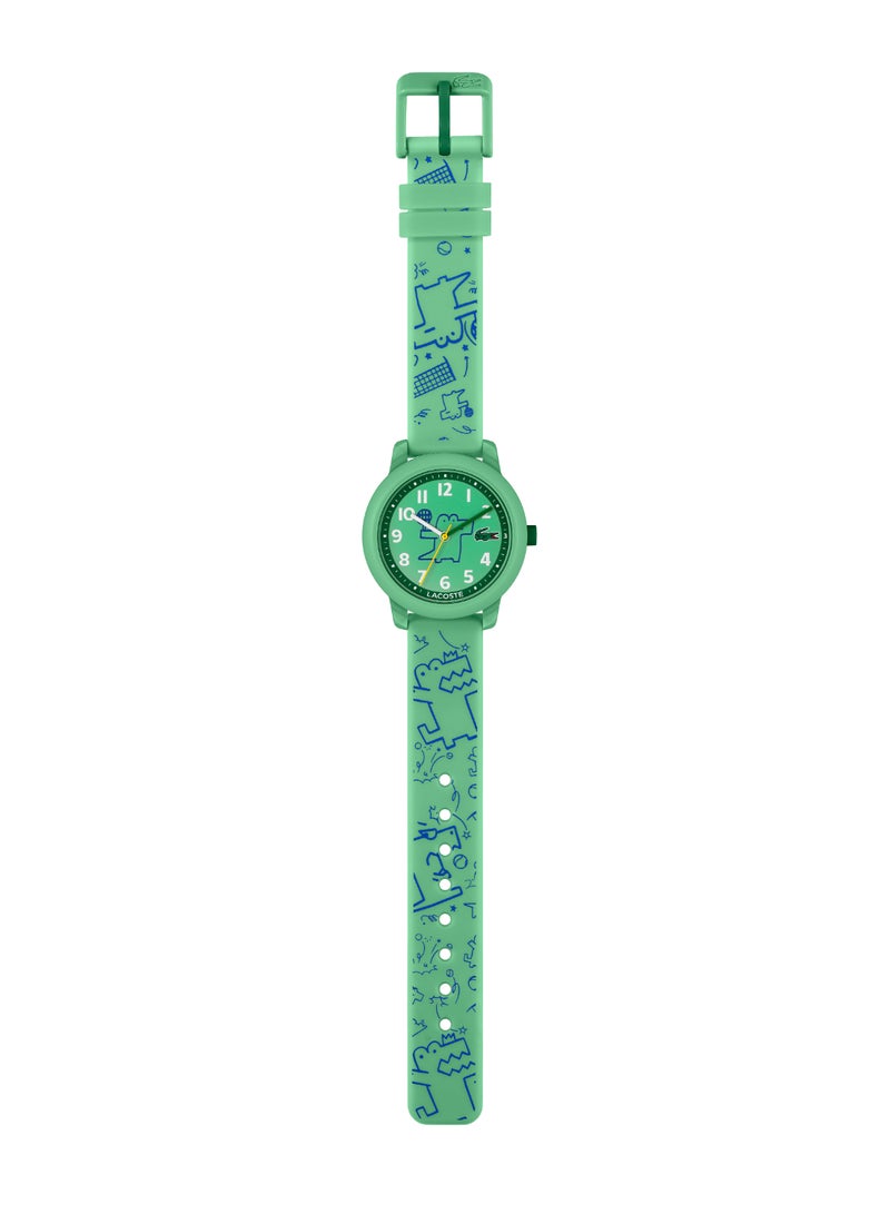 Round Analog Kids's Green Case Watch - 2030057