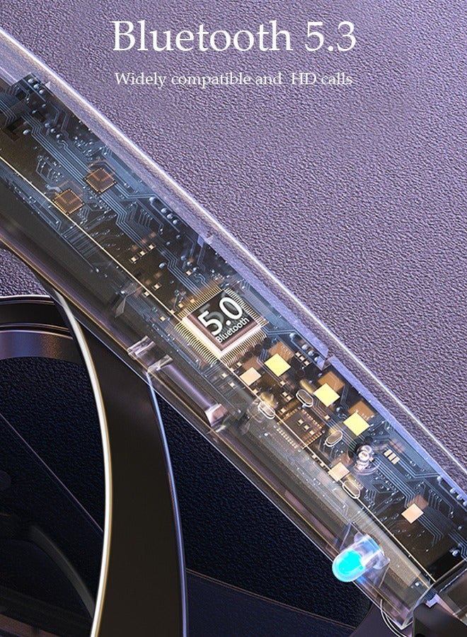 Smart Glasses,Bluetooth 5.3 Sunglasses Wireless Bluetooth Headset Waterproof Compatible with Smart Phones Easy to Make Phone Calls and Listen to Music Polarized Lenses