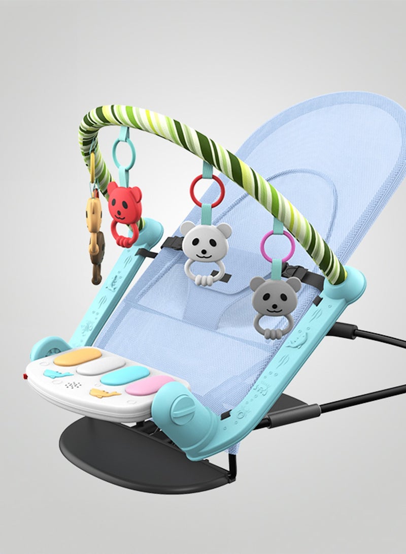 Baby Bounce Chair Toddler Rocking Chair with Musical Toy Rack