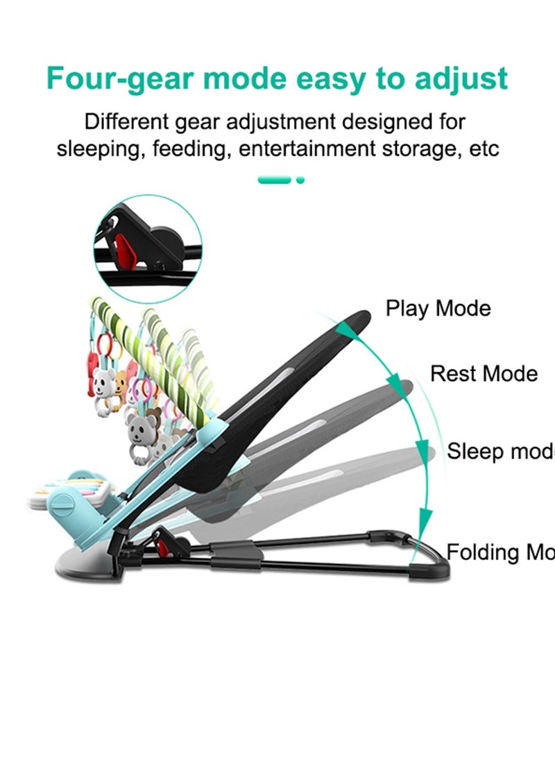 Baby Bounce Chair Toddler Rocking Chair with Musical Toy Rack