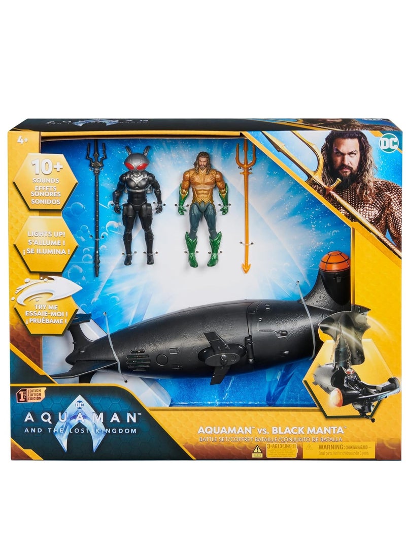 Aquaman vs Black Manta Battle Action Figure