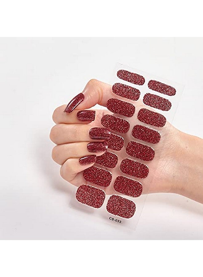 8 Sheets 128 Pieces Full Cover Color Strips Nail Art Stickers Solid Sticker Nails Street Real Nail Polish Strips Selfadhesive Solid Nail Art Decal Strips Sticker Nails For Women