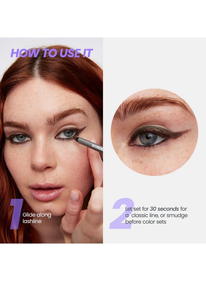 1440 Longwear Eyeliner Black Eyeliner Pencil For Women Eye Makeup Waterproof Eyeliner Black Eye Pencil (Liquorice)