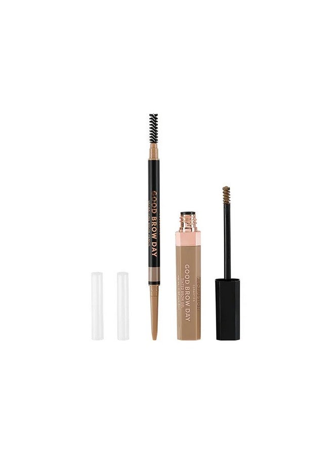 Good Brow Day 2Pc Kit Achieve Brow Perfection With Ultra Fine Pencil And Waterproof Tinted Brow Gel Duo Long Lasting Definition For Stunning Brows And Grooming Essentials