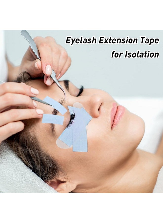 4 Rolls Lash Extension Tape For Lash Extensions Eyelash Tape Micropore Tape Silicone Lash Tape Lash Tape Sensitive Tape Breathable Waterproof Gel Tape Blue Pink