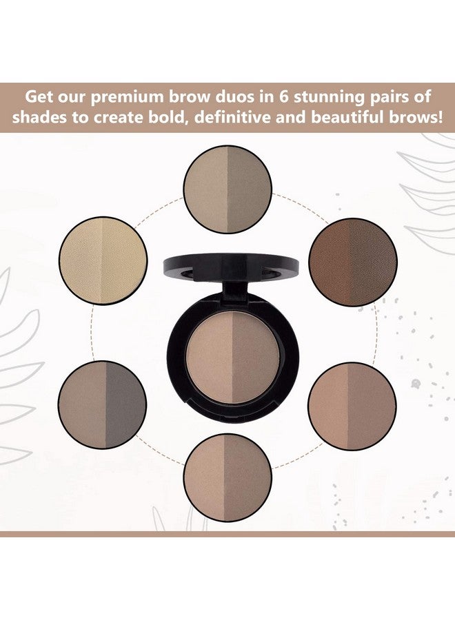 Cosmetics Brow Duo Luminous Eyebrow Powder For Natural Looking Voluminous Brows Eyebrow Filler For Brows Vegan Brow Definer Taupe