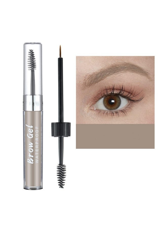 Waterproof Eyebrow Gel 8 Colors Fullpigmented Long Lasting Liquid Brow Gel For Fuller & Defined Looking (02 Cool Blonde)