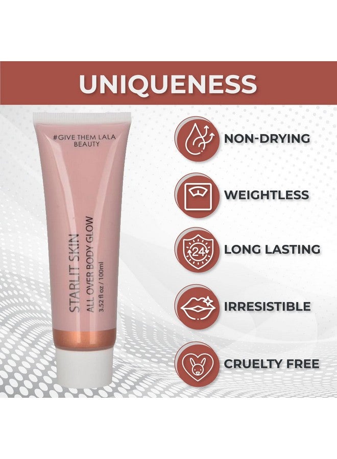 Beauty Starlit Skin Body Glow Highlighting Moisturizer | Smooth Nonstreaking Cream Creates An Airbrushed Illuminated Look (Full Moon)