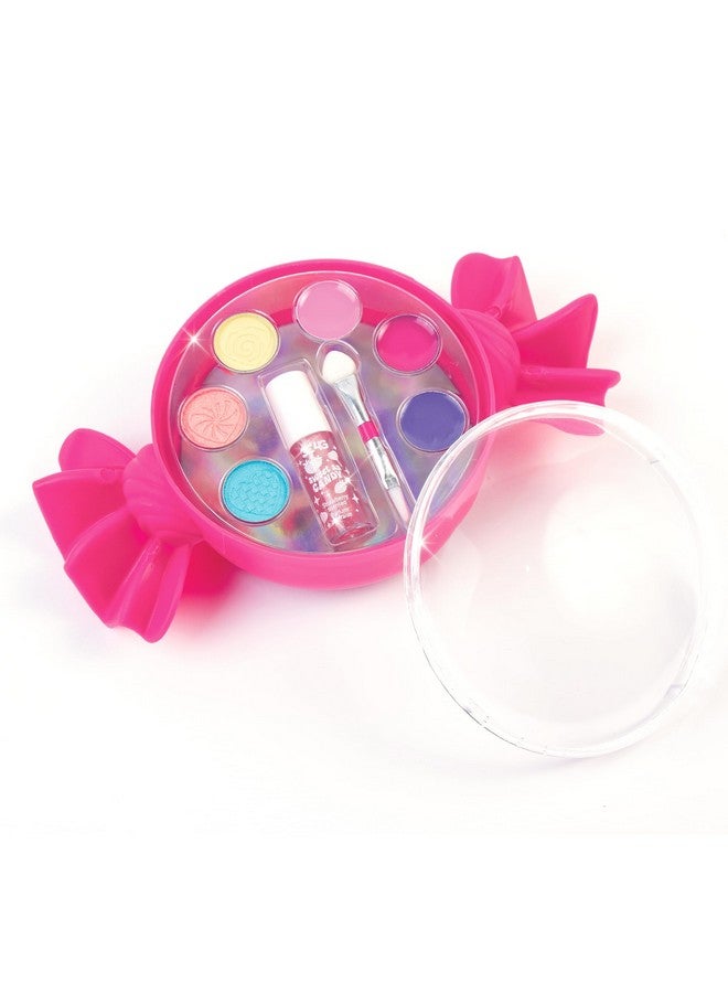 : Sugar Style Cosmetic Set 9Pcs 4 Colors Of Scented Lip Gloss & Eyeshadow Held In A Candy Shaped Container Makeup Girls & Kids Ages 8+
