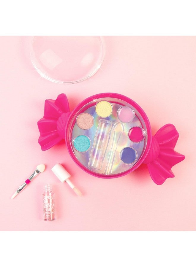 : Sugar Style Cosmetic Set 9Pcs 4 Colors Of Scented Lip Gloss & Eyeshadow Held In A Candy Shaped Container Makeup Girls & Kids Ages 8+