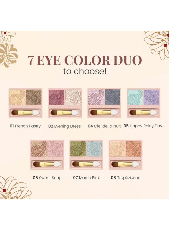 Eyeshadow Duo Two Complimentary Eye Color Shades To Create Eyeshadow Palette Refill Only Compact Sold Separately Light Brown And Light Pink 06 Sweet Song 0.71 Oz