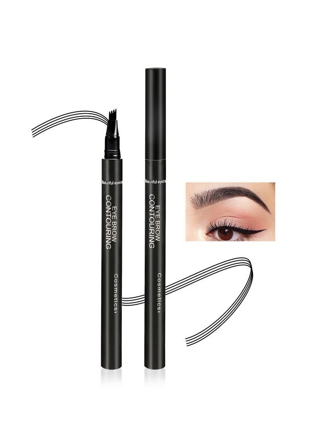 Eyebrow Pen Waterproof Liquid Eyebrow Pencil Microblading Eyebrow Pen With Precision Applicator Creates Natural Eyebrow Makeup