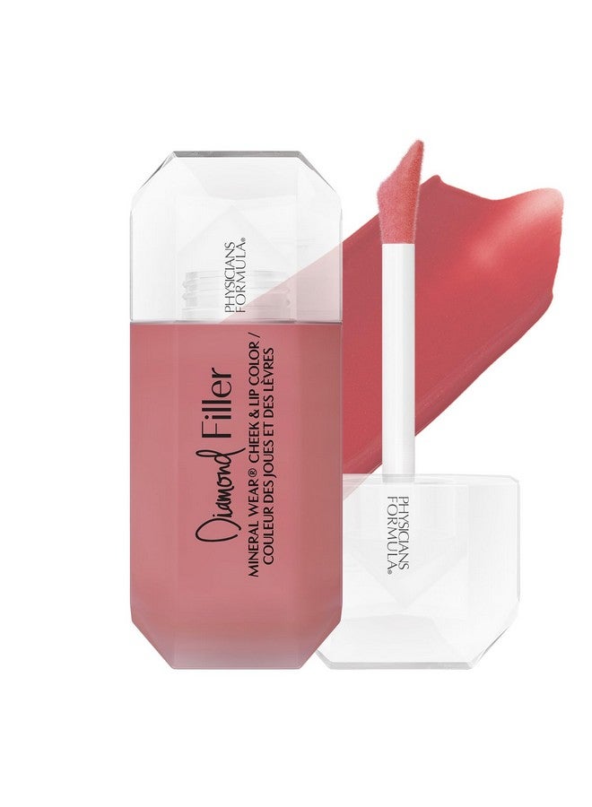 Mineral Wear®Diamond Filler Cheek & Lip Color Serumtocream Multiuse Liquid Blush Formula Plumps & Smooths For Fuller Looking Cheeks & Lips Monochromatic Look Radiant Pink