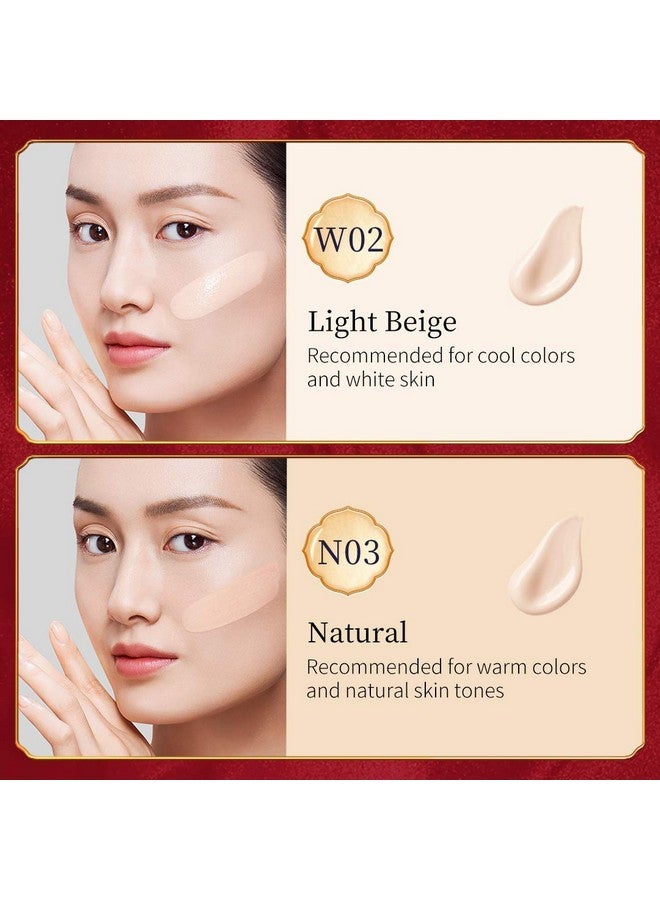 [Palace Identity Air Cushion Bb Cream Moisturizing Foundation Waterproof Concealer Long Lasting Brighten Makeup Natural Cover (N03Natural)