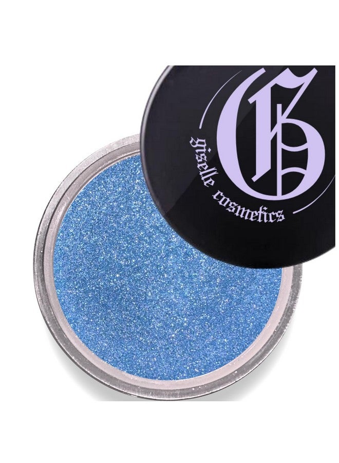 Blue Marble Eyeshadow Palette Vibrant Blue Eyeshadow Loose Powder Eye Makeup Includes Shimmer And Glitter Pigments Perfect For Smokey Eye Look