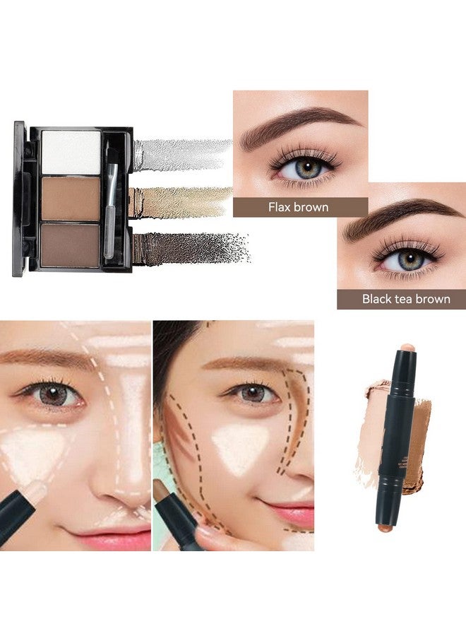 All In One Makeup Gift Set For Women Full Kit For2X14Color Eyeshadow Palettes5Xlipgloss Setsmascaraeyelinereyebrowpowdereyebrow Pencil Foundation Highlighter Stick Etc