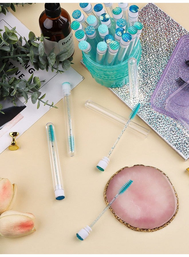 80 Pcs Mascara Wand Tube Set 40Pcs Empty Mascara Wand Tube 40Pcs Eyelash Brush Mascara Brushes For Women Girls Makeup