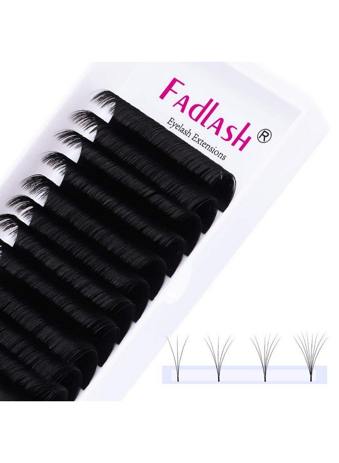 Lash Extensions D Curl 0.07 20Mm Volume Eyelash Extensions Black Easy Fan Volume Lashes Self Faning Eyelash Extension Supplies (0.07D 20Mm)