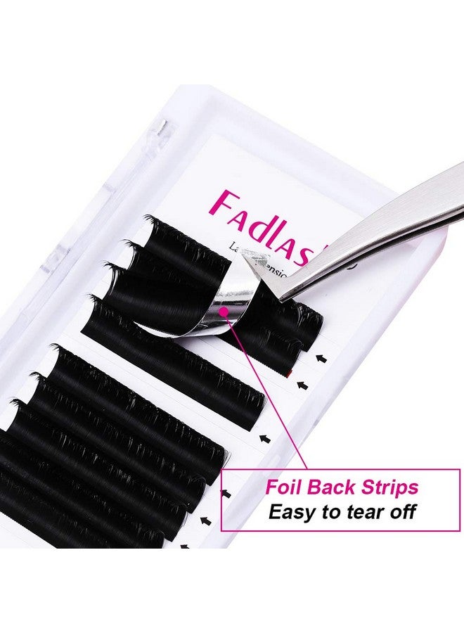 Lash Extensions D Curl 0.07 20Mm Volume Eyelash Extensions Black Easy Fan Volume Lashes Self Faning Eyelash Extension Supplies (0.07D 20Mm)