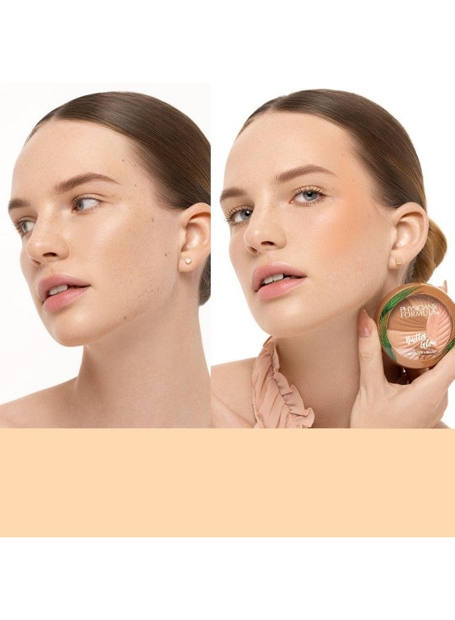 Butter Glow Bronzer + Blush Ultra Creamy 2In1 Formula Illuminating & Moisturizing Butter Blend Healthy Glow