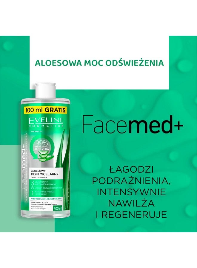 Facemed Micellar Water With Aloe 400Ml Alkohol Free All Skin Types Also Sensitive