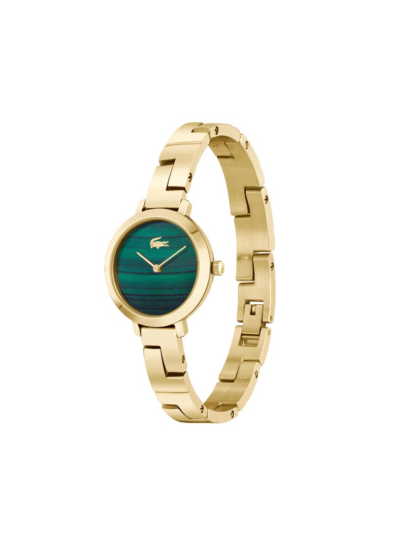 Round Analog Women's Green Case Watch - 2001377