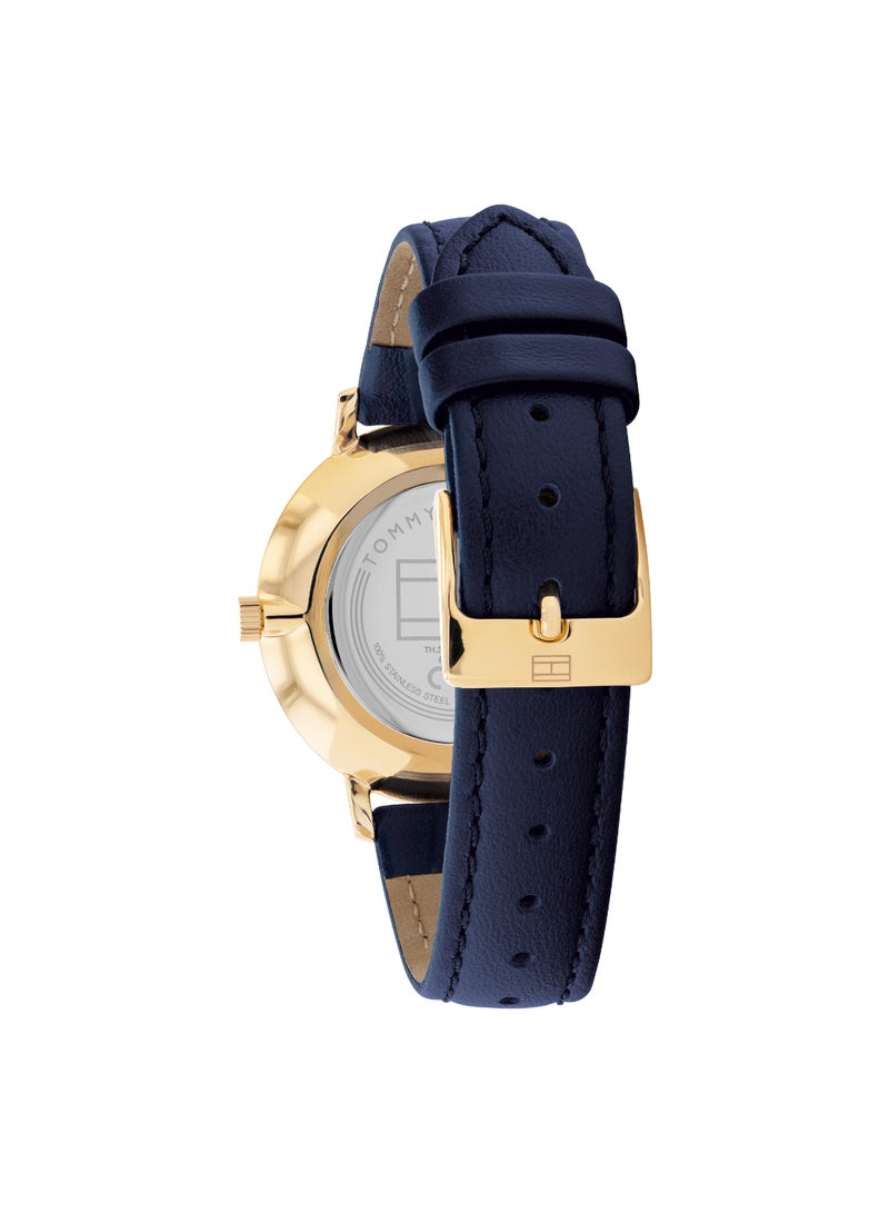 Round Analog Women's Champagne Case Watch - 1782733