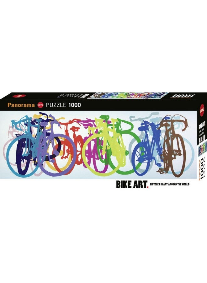 Colourful Row Panorama Puzzles (1000Piece Multicolour)