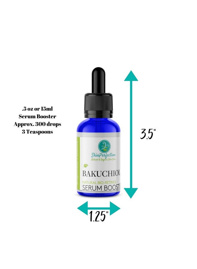 Bakuchiol Natural Alternative To Retinol Resurface Glow Improve Skintone Texture Radiance Plantbased Bioretinol Vegan Glutenfree .5 Oz 300 Drops