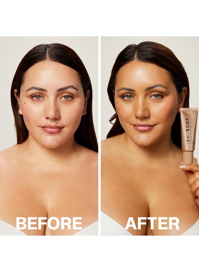 Bronzing Serum Warm Bronze Tint For Face Infused With Antiaging Ingredients That Nourish Skin Vegan And Crueltyfree (30 Ml/1.01 Fl Oz)