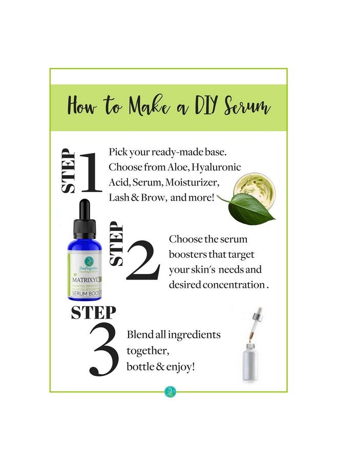 Matrixyl 3000 Serum Diy Peptides For Face Palmitoyl Tripeptide1 Tetrapeptide 7 Mix With Any Skincare Product For Timeless Skin Perfection 0.5 Fl Oz 300 Drops