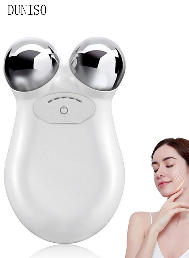 Microcurrent Face Device Roller Lift The face and Tighten The Skin USB Mini microcurrent face Lift Skin Tightening Rejuvenation Spa for Facial Wrinkle Remover Toning