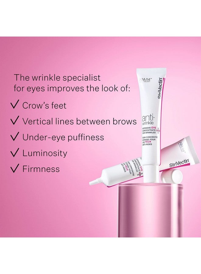 Antiwrinkle Intensive Eye Cream Concentrate For Wrinkles Plus Targets Crow'S Feet Firmness Puffiness & Dark Circleswhite 0.25 Fl Oz (Pack Of 1)