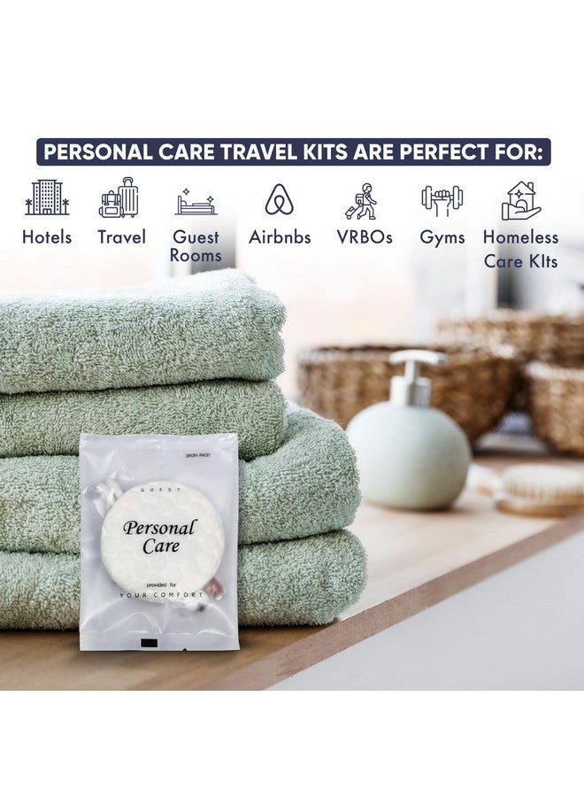 | Personal Care Kit Frosted Sachet Wrap | Hotels And Vacation Rentals | (Case Of 50)