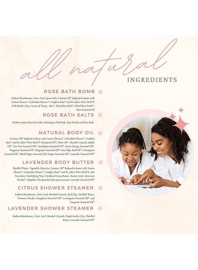 Self Care Gift Basket For Mom: New Mommy Care Package Pampering Gift Set With Bath Accessories And Natural Skincare Products. Our Spa Day Kit For Women Is The Ideal Birthday Gift Basket For Her.