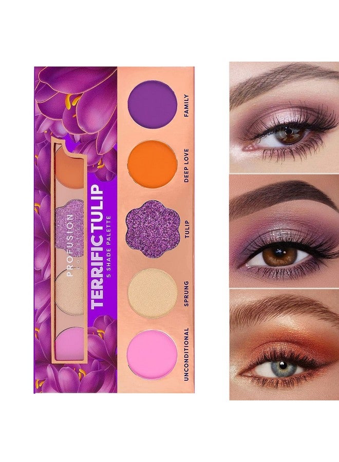 Blooming Hues 5 Shade Eyeshadow Palette Mauve