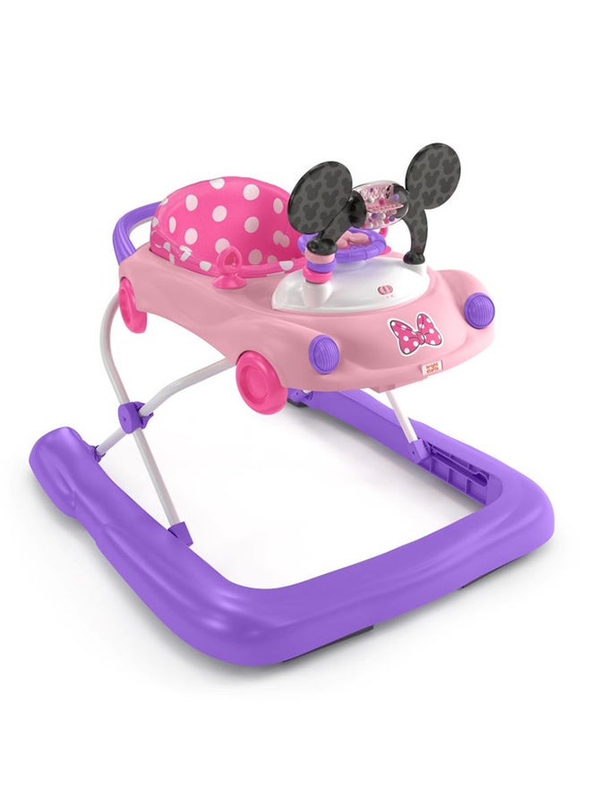 3-In-1 Disney Baby Minnie Mouse Go, Go Bows Car Walker, Pink And Purple, 6 - 24 Months