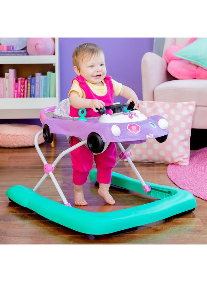 3-In-1 Little Speedster Car Walker, Purple Power, Baby Activity Walker For Girls/Boys, 6 Months+