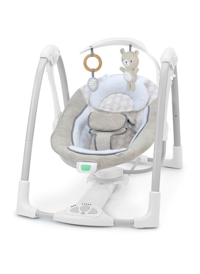 Convertme Swing-2-Seat, 5 Swing Modes, Vibrations, Music, Usb Power Adapt Cord, Toy Bar, 0 - 9 Months - Wynn