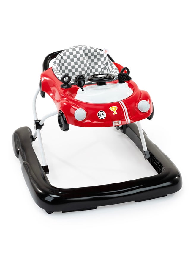 3-In-1 Little Speedster Car Walker, Red Racer, Baby Activity Walker For Boys/Girls, 6 Months +