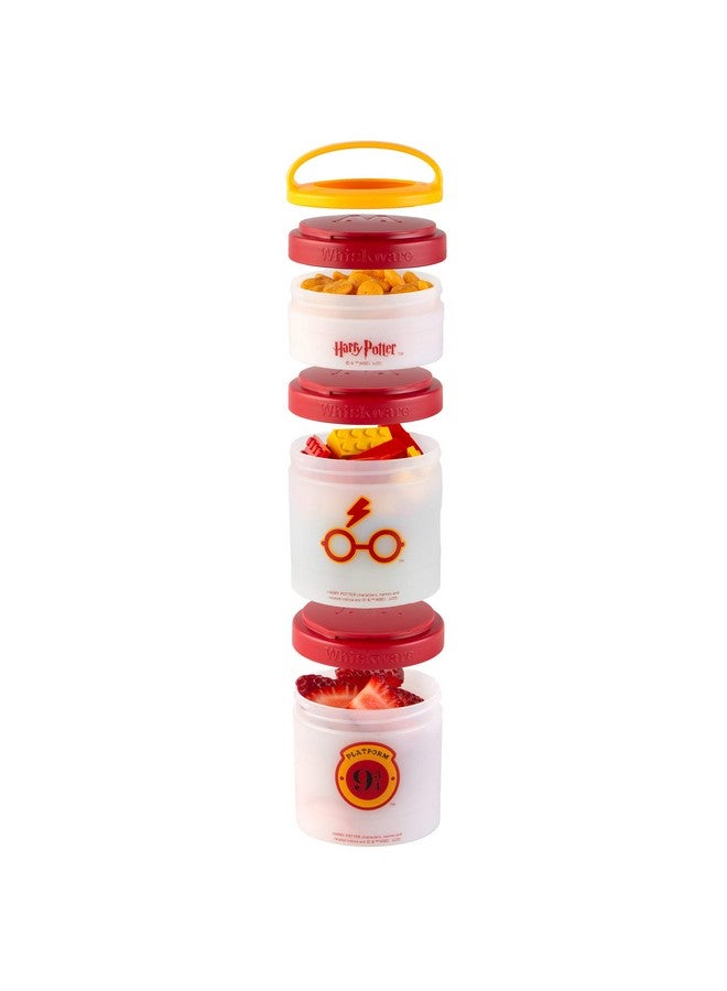 Harry Potter Stackable Snack Containers For Kids And Toddlers 3 Stackable Snack Cups For School And Travel Harry Potter