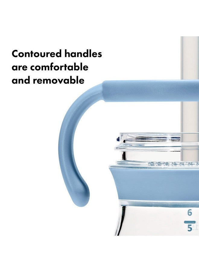 Tot Transitions Straw Cup With Removable Handles 6 Oz. Dusk