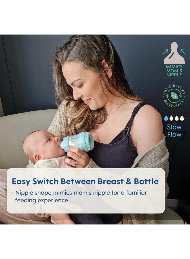 Easy Start Anti Colic 5 Oz Baby Bottle Easy Switch Between Breast And Bottle Reduces Air Bubbles And Colicnewborn Matte/Unisex 2 Count (Pack Of 1)