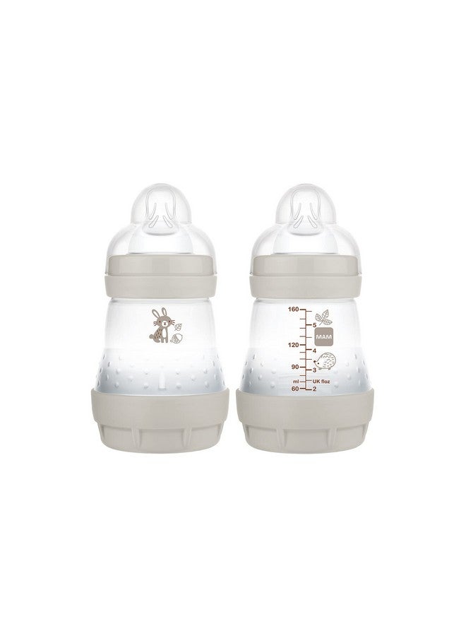 Easy Start Anti Colic 5 Oz Baby Bottle Easy Switch Between Breast And Bottle Reduces Air Bubbles And Colicnewborn Matte/Unisex 2 Count (Pack Of 1)