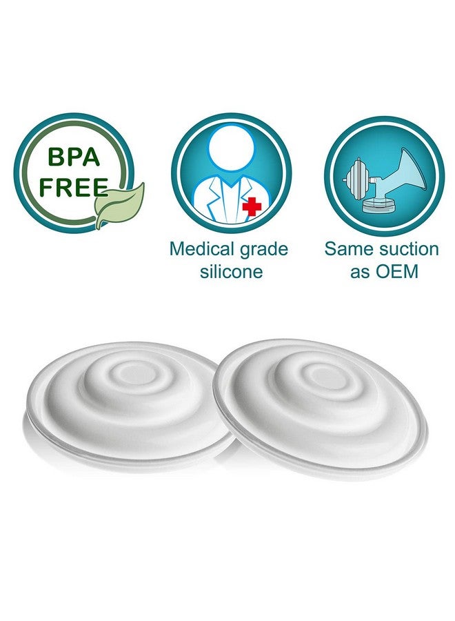 Silicone Backflow Protector Membranes Compatible With Spectra Backflow Protector Not Original Spectra Pump Parts Work With Spectra S2 S1 Breast Pumps (4Pc Membrane)