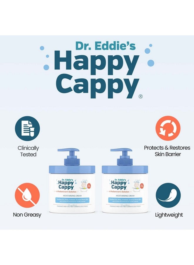 Dr. Eddie'S Pediatricianformulated Moisturizing Baby Lotion Gentle Paraben Free Hypoallergenic Sulfate Free Soothes Dry Skin Eczema And Reduces Redness 12 Oz Each 2Pack